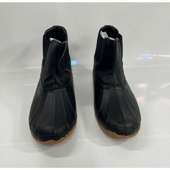 Style & Co Women's Harlii Cold-Weather Duck Boots - Black Smooth 11M - Picture 2 of 9